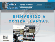 Tablet Screenshot of cotizallantas.com